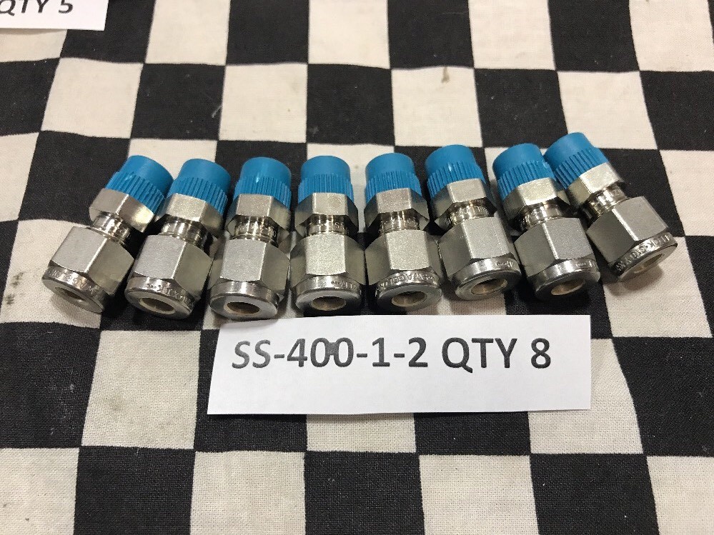 19x SWAGELOK Male Connector 1/4″ T, SS-400-1-4, SS-400-1-6, SS-400-1-2 #1549F1