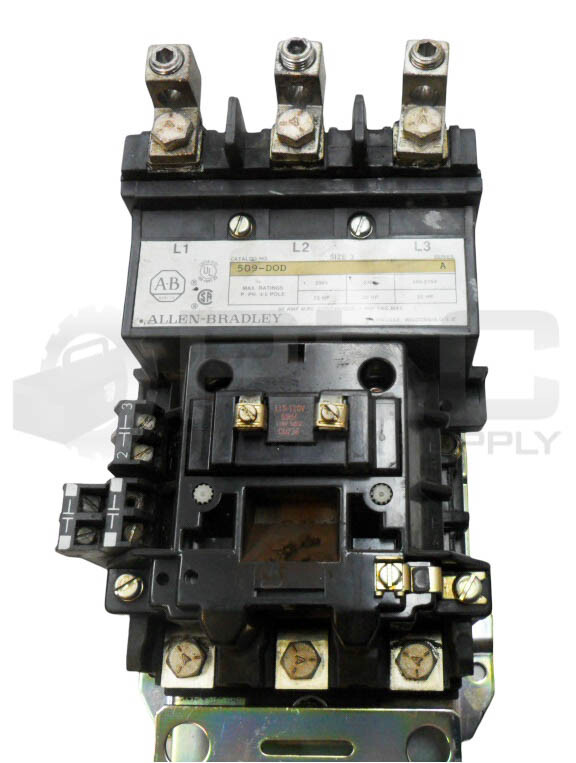 ALLEN BRADLEY 509-DOD /A CONTACTOR W/ CD236 W/ 595-AA /B W/ 595-A /B