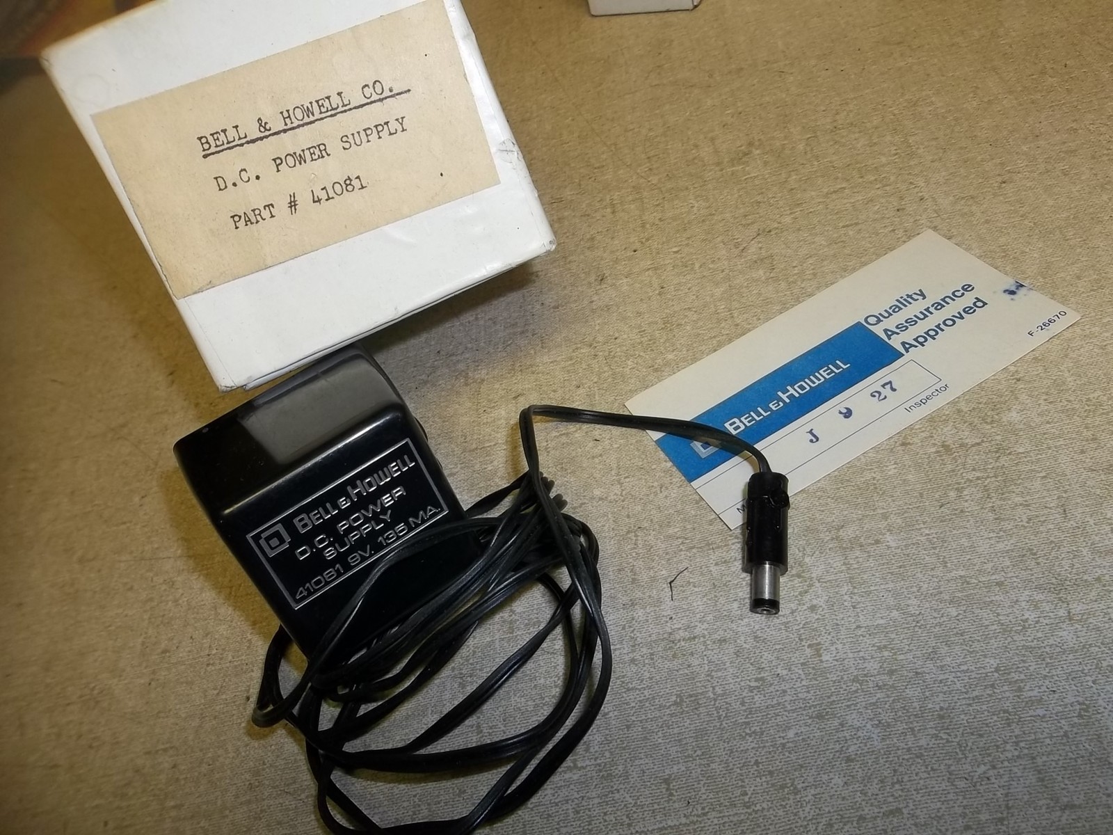 NEW Bell & Howard DC Power Supply 41081 NOS *FREE SHIPPING*