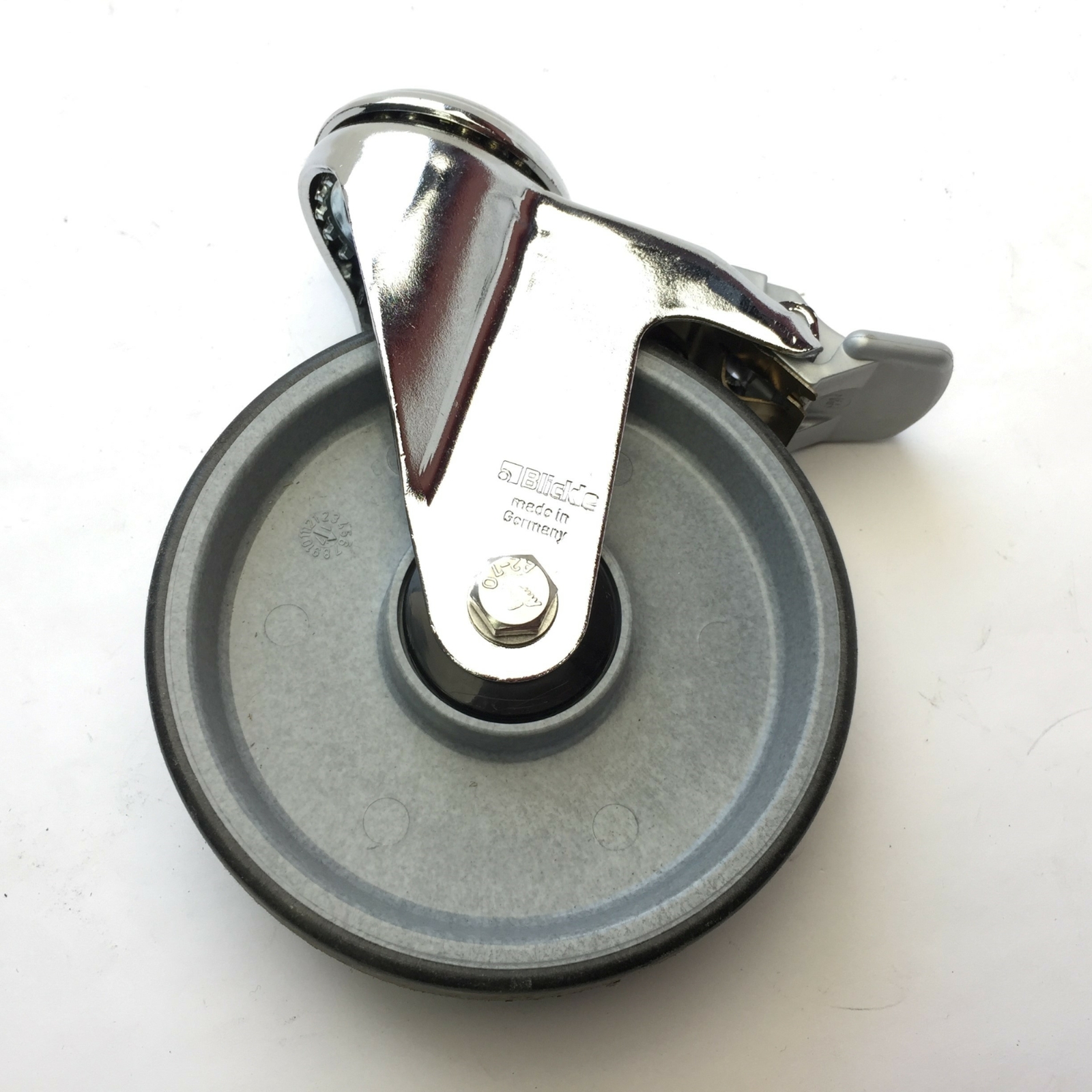 Lot of 4 Bosch Rexroth 3842524499 Clean Room Locking Heavy-Duty Casters, 125mm