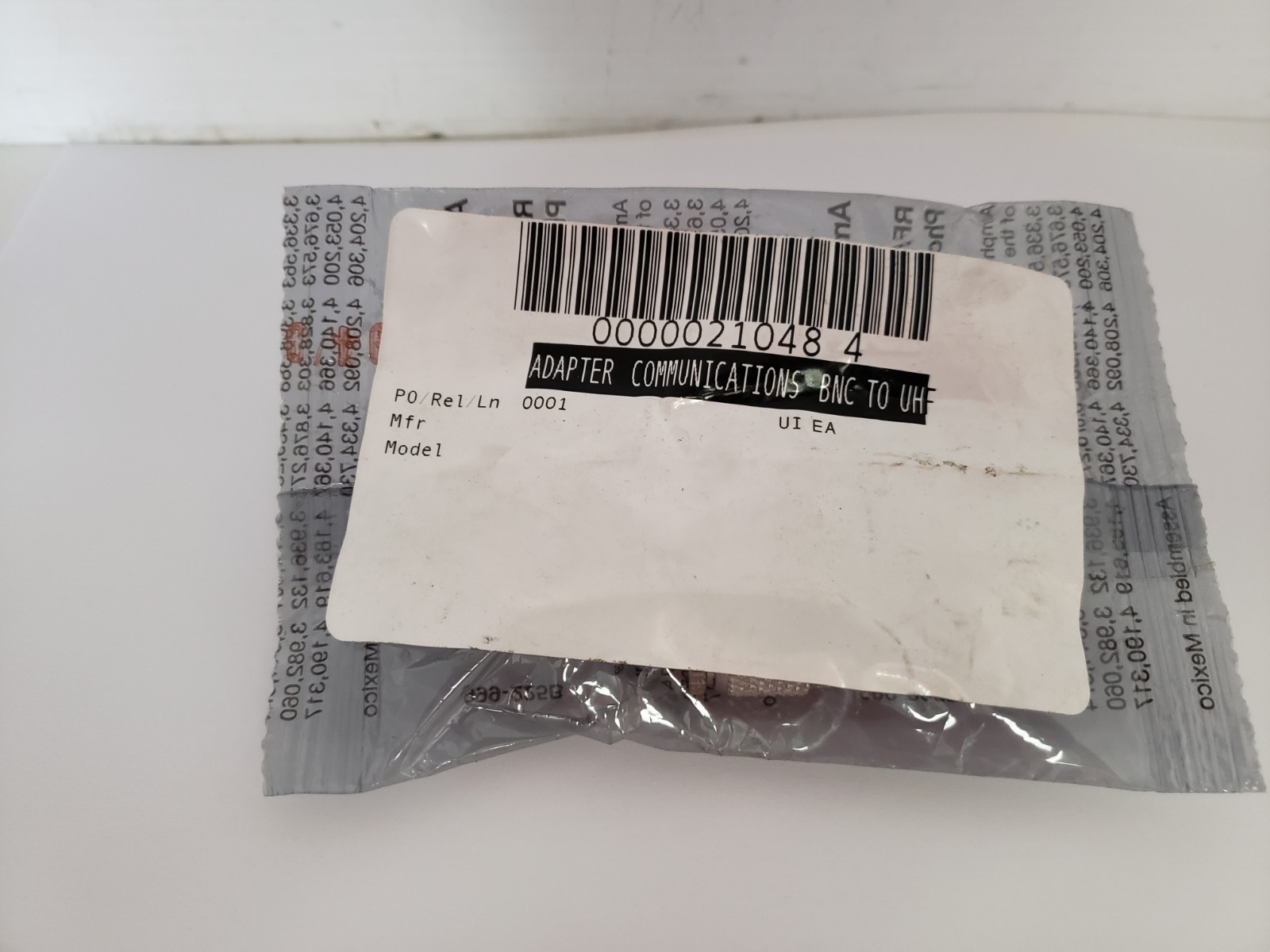 AMPHENOL UG-273/U CONNECTOR PLUG FEMALE-UHF MALE ADAPTER NIB