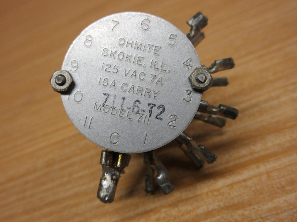 Ohmite 711-6-T2 Potentiometer 7116T2