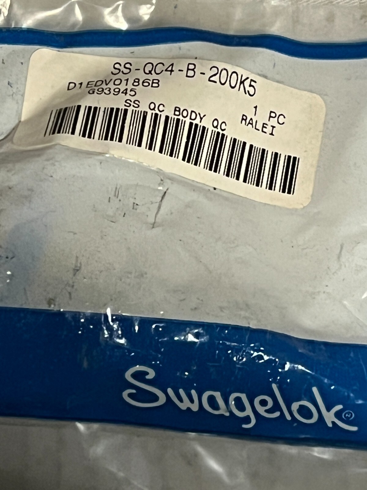swagelok ss-qc4-b-200k5 nos