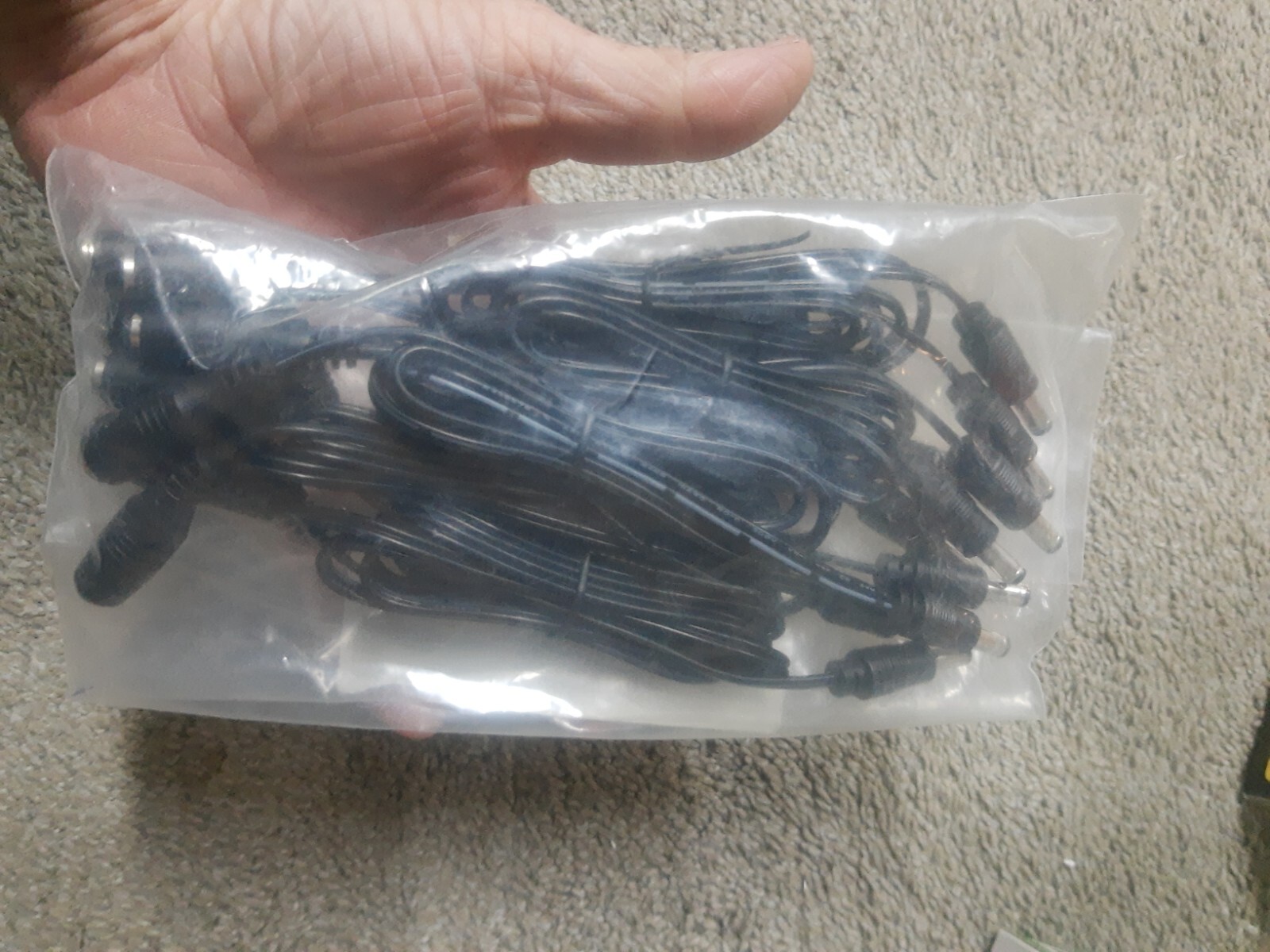 NEW LOT 10 CABLE Digi Assembly 5.5 x 2.1 MM male/female Jack Plug 3′ # CA-2216