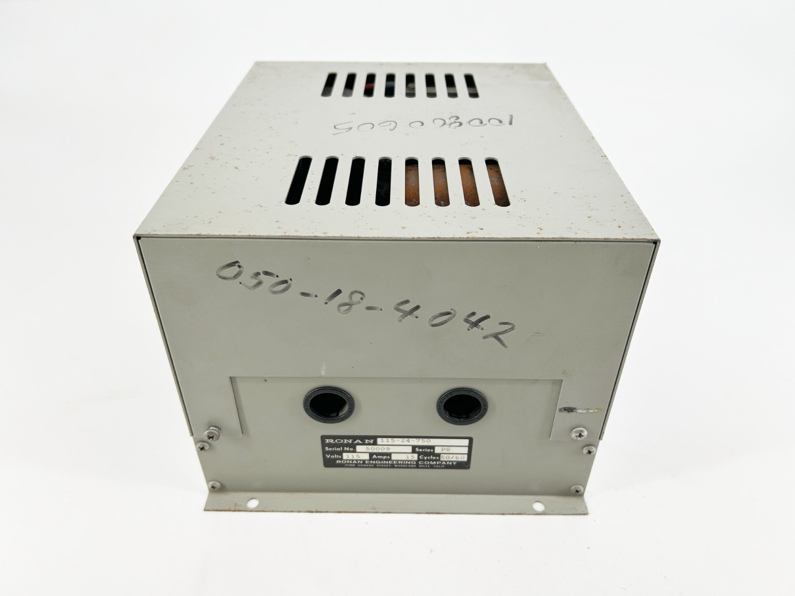 Ronan 115-24-750 Power Supply Series PS 115VAC 15A