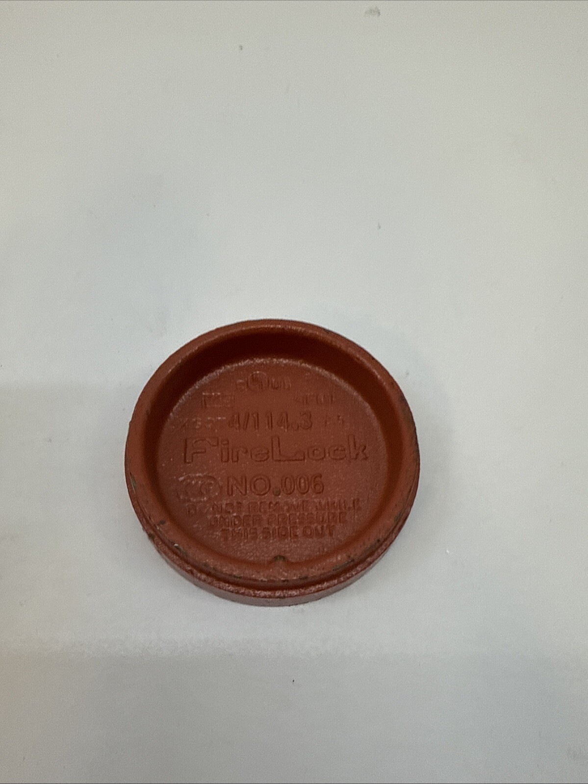 4″ Victaulic FireLock Cap 4/114.3 No. 006