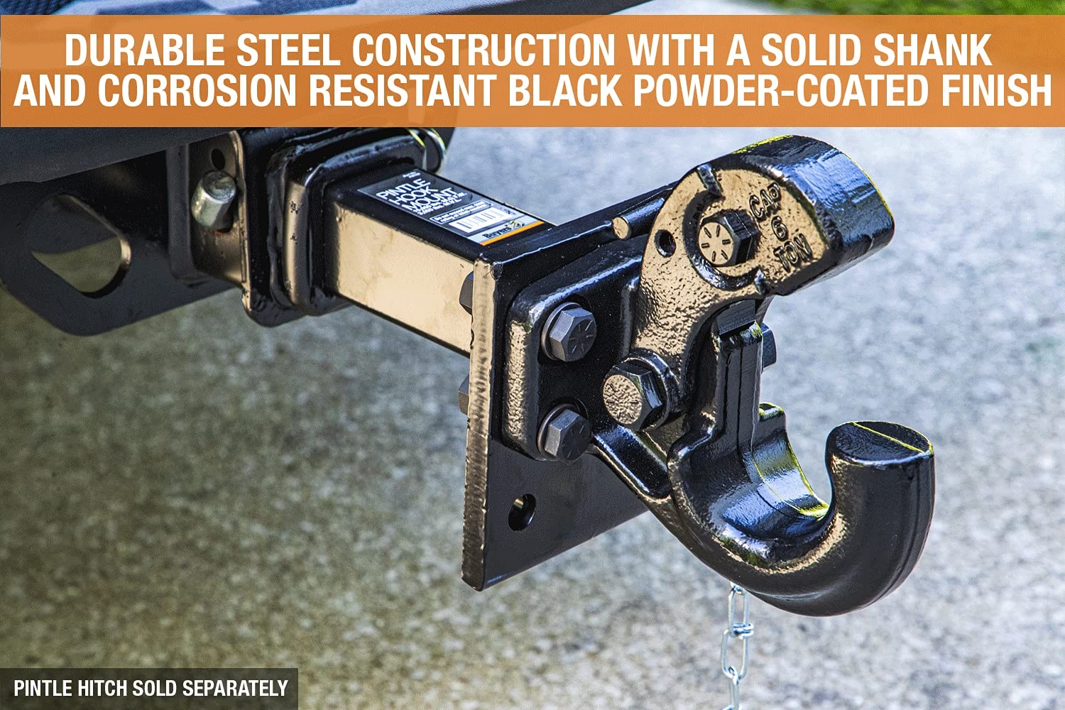 Buyers Products 2 Inch Pintle Hitch Mount Durable Corrosion Resistant 15000 lbs