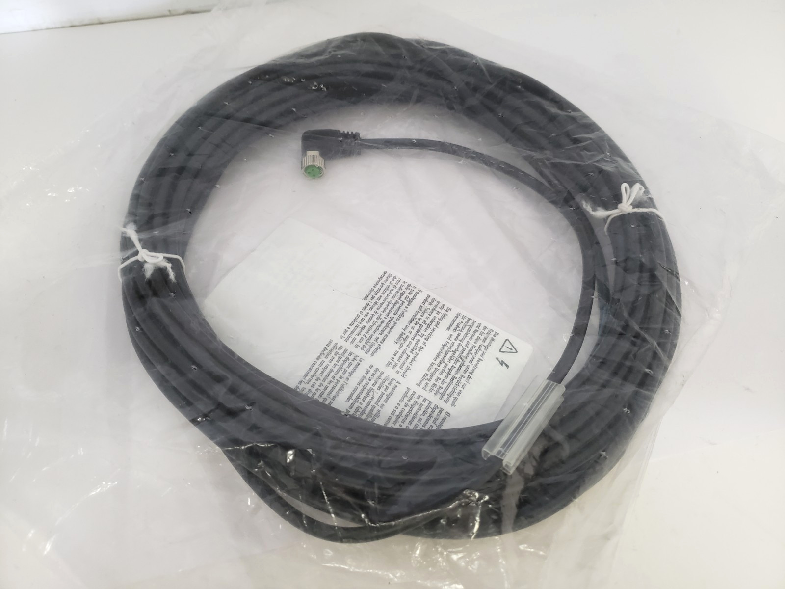 MURR ELEKTRONIK 7000-08081-6101000 CABLE M8 60V AC/DC FEMALE CONNECTOR 90° NIB
