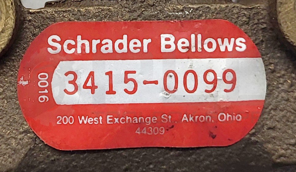 NEW SCHRADER BELLOWS 3415-0099 ROLLER LEVER CONTROL VALVE