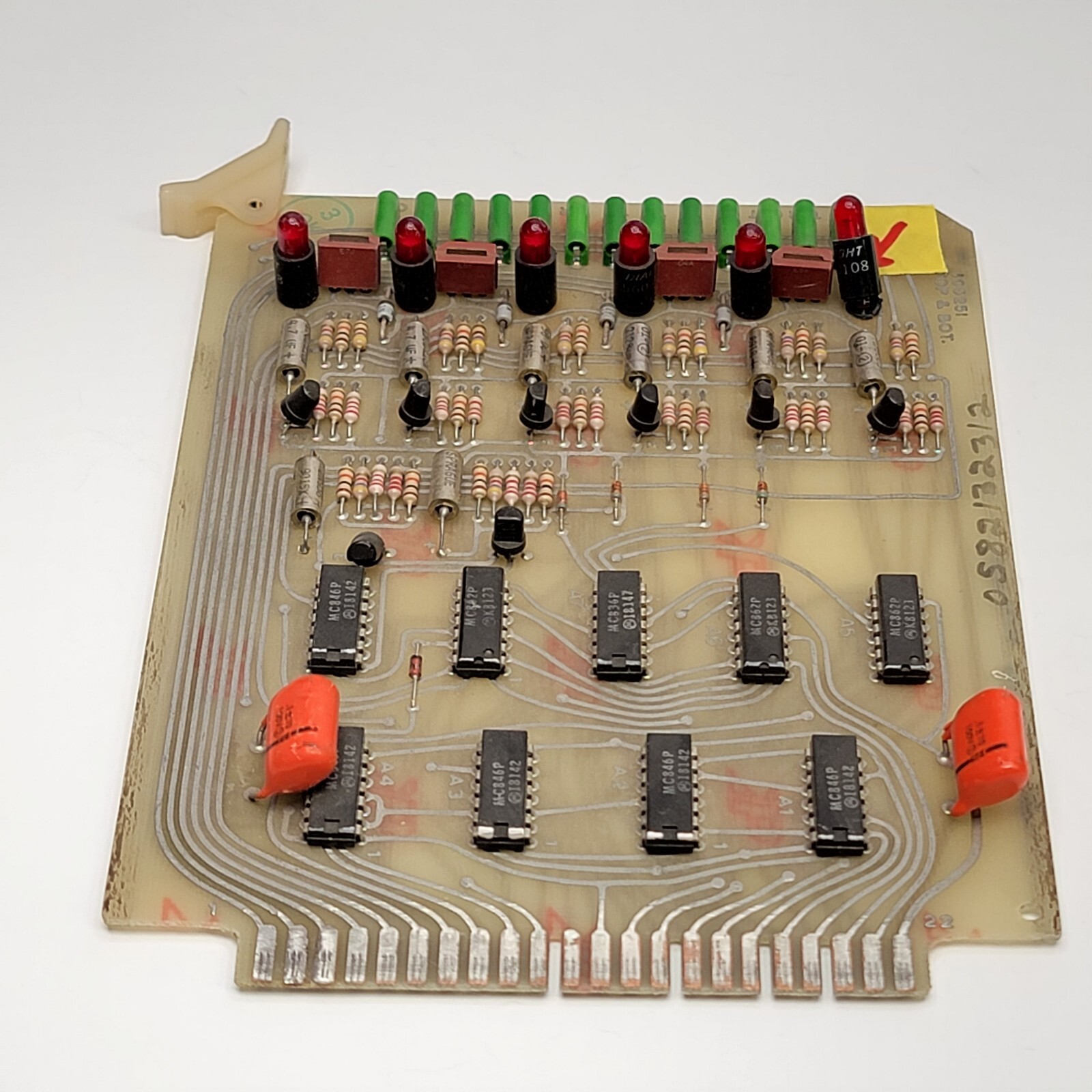 AS-IS BAD LED LIGHT – DOVER ELEVATOR 105251 TOP & BOTTOM BOT. CIRCUIT BOARD