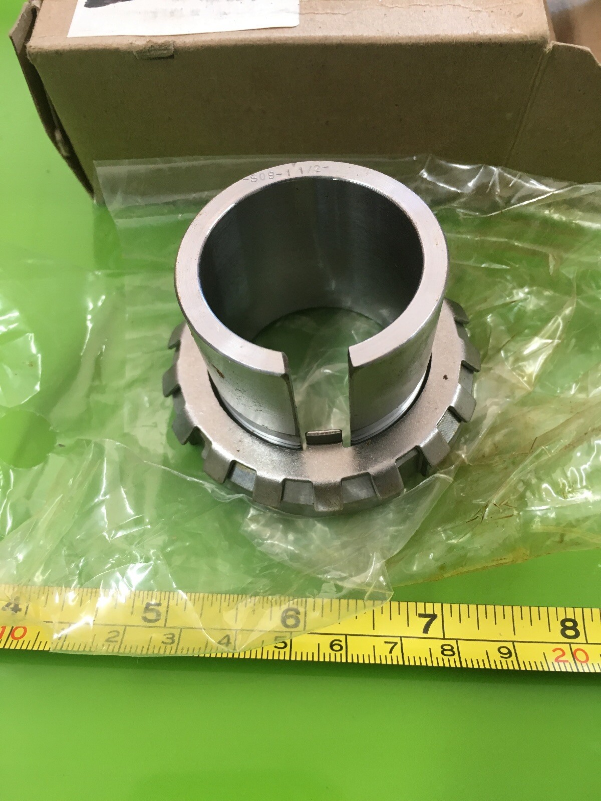 STANDARD 09X1.500 Locknut Adapter Sleeve – 1.5 in Bore Dia., Steel SNW