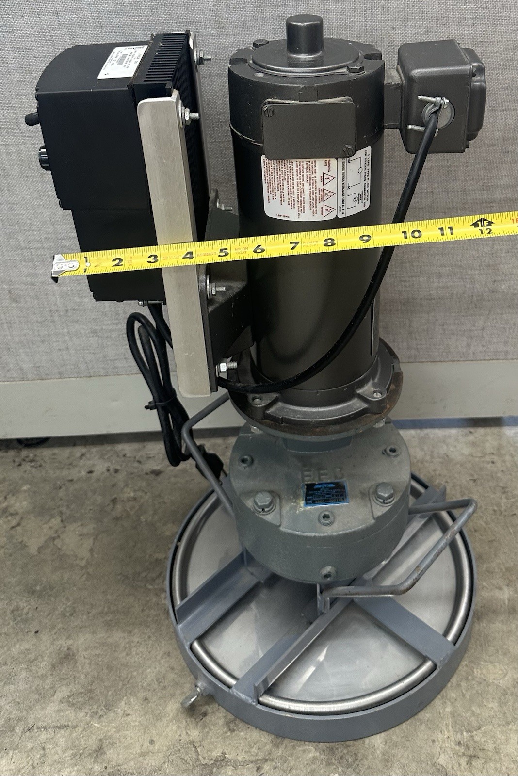 Five Gallon Ring Mount Mixer, Leeson, IPTS, RPQ1, Baldor Reliance Industrial