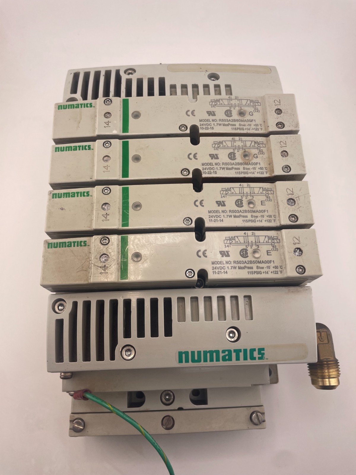 Numatics R503A2B50MA00F1, P599AE425188001, 8603AK428327001, and 8503AMM22MA0010