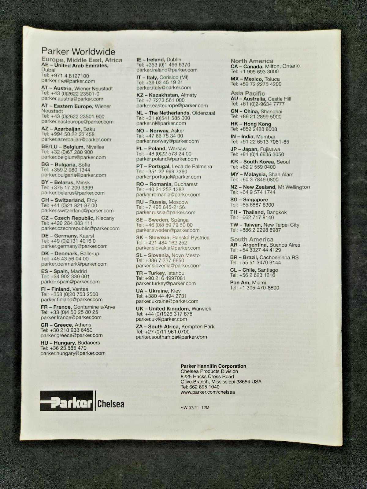 Chelsea 267 277 278 280 287 859 870 877 Power Take-Offs Owner’s Manual July 2021