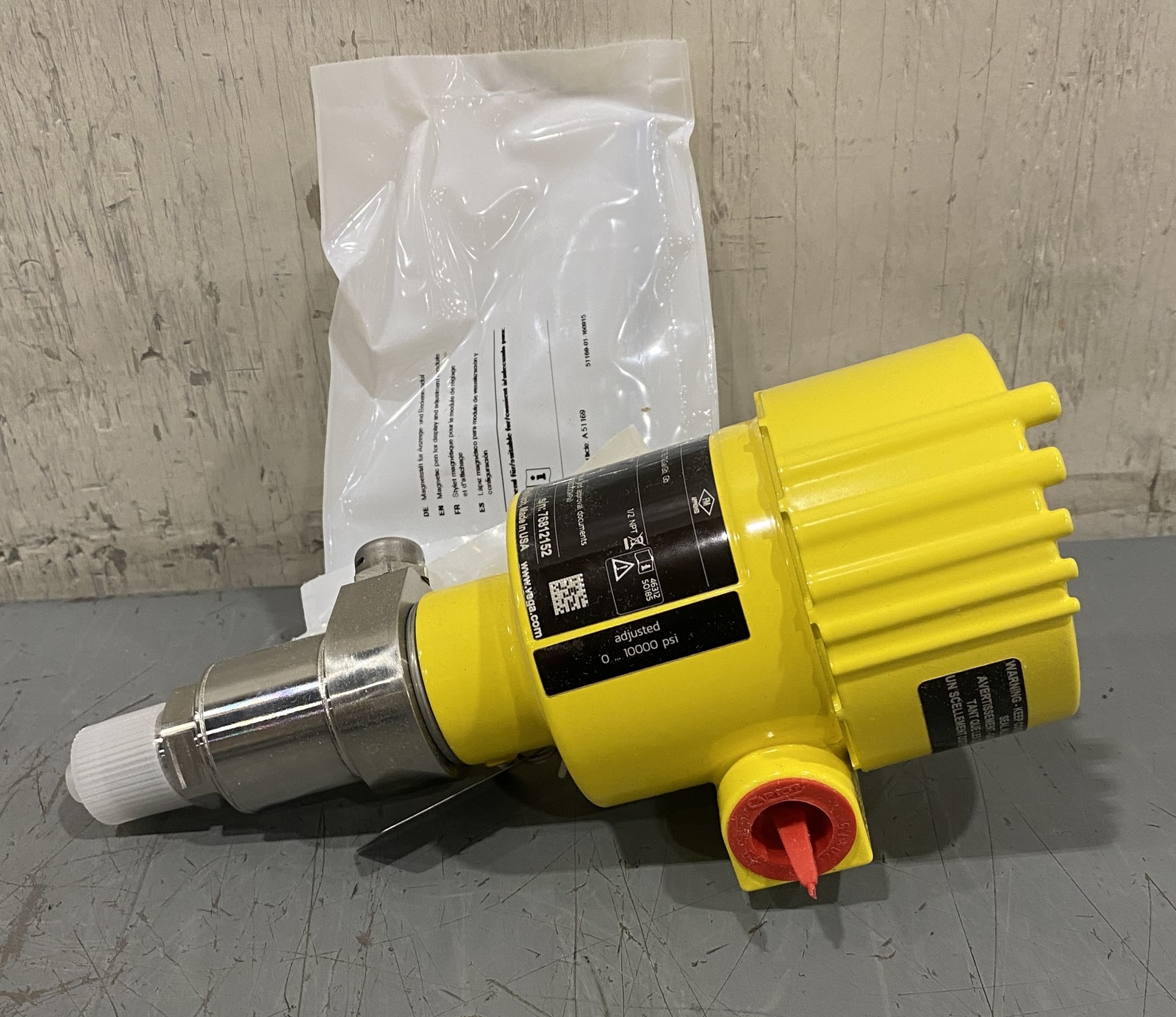 Vega 2.5 Bar Pressure Transmitter B83.FELYSGPSZXAINKX