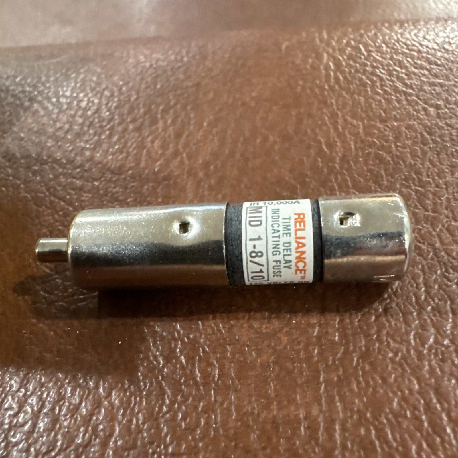 10x Fuses RELIANCE MID1-1/8 MIDGET TIME DELAY INDICATING FUSE 1-1/8A 250V