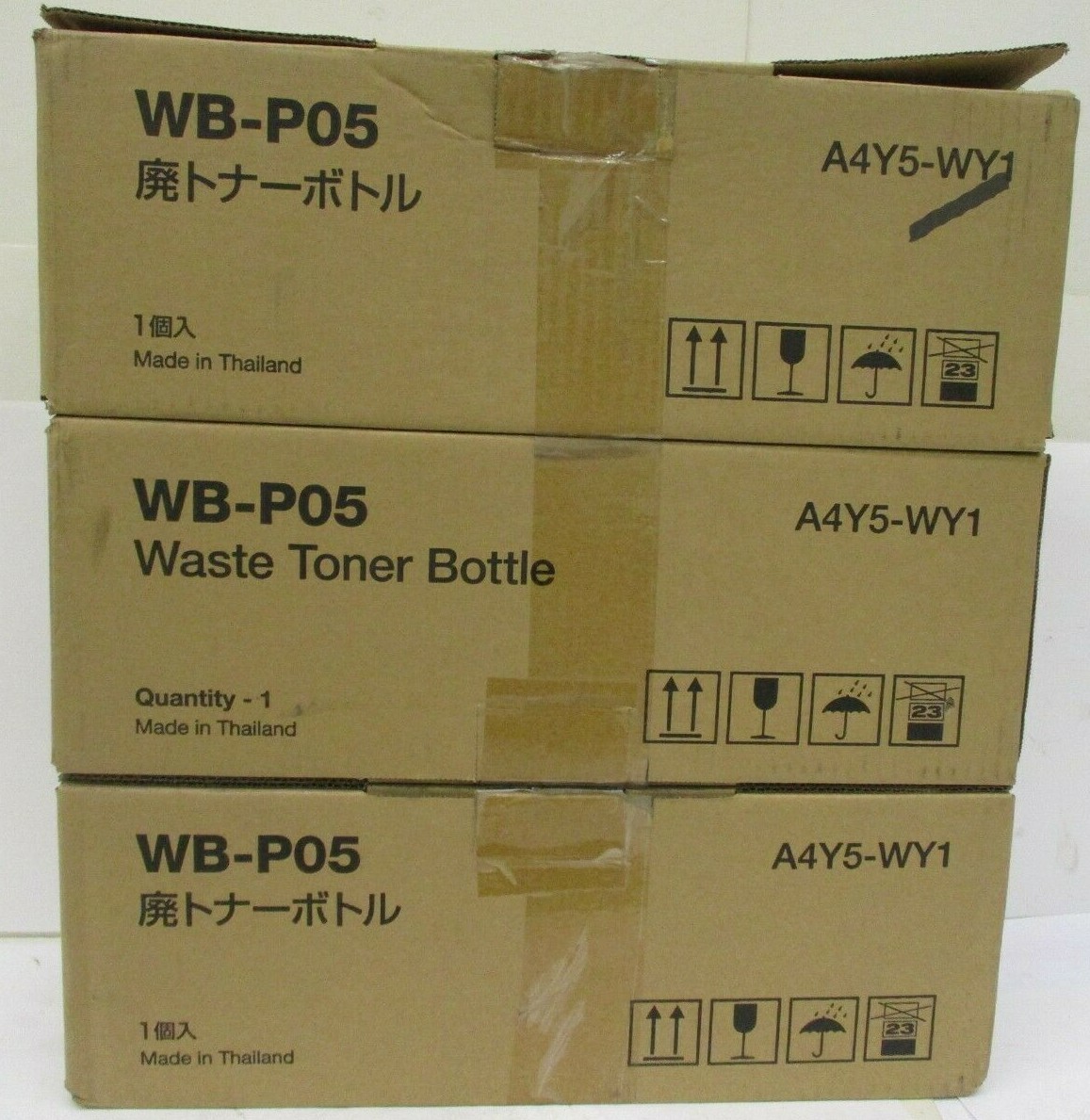 New Open Box Lot of 3 Pieces WB-P05 Waste Toner Bottle A4Y5-WY1 A2324IPL