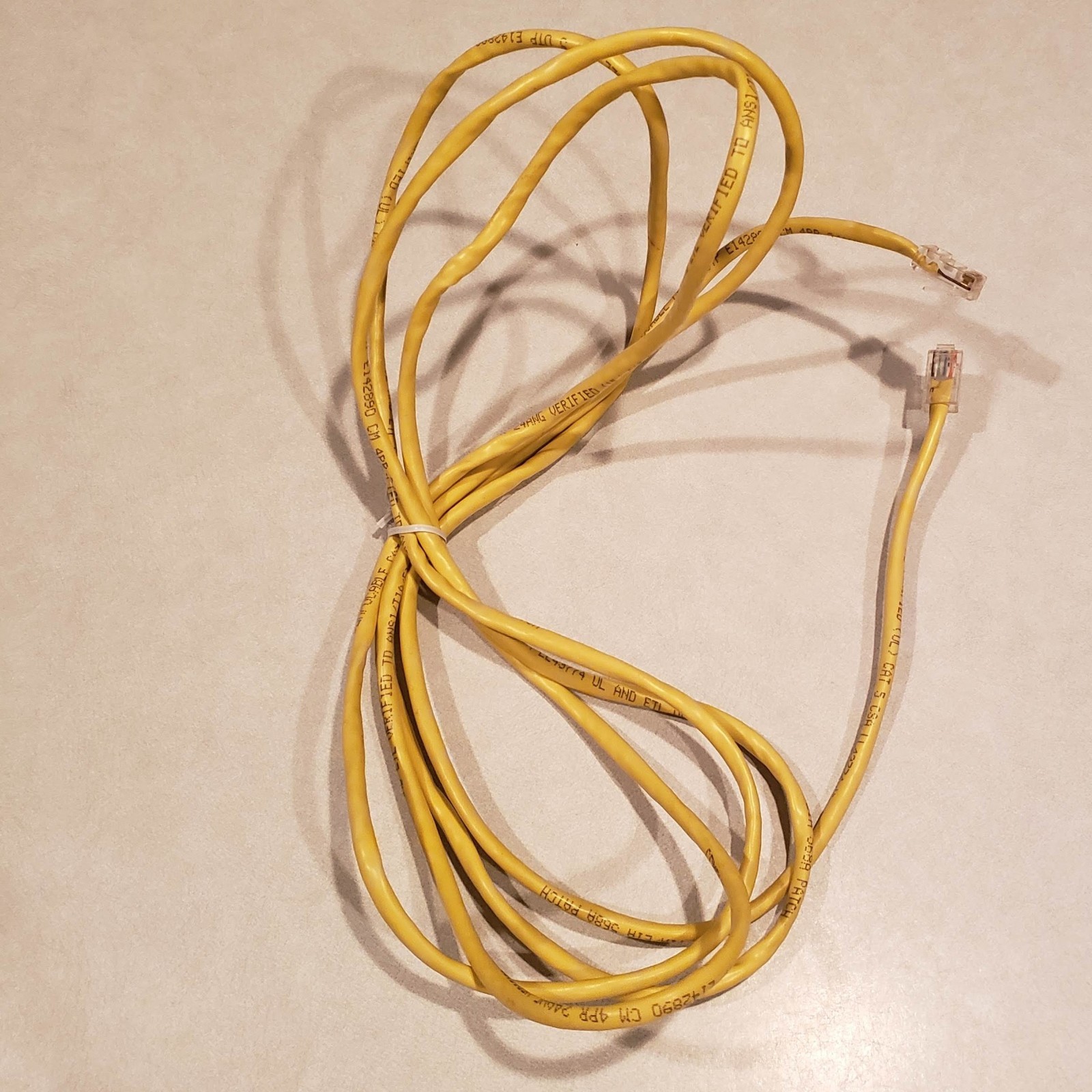 Wonderful Verified E142890 Cat 5 Ethernet Cable 72-1482-01 10′ Foot