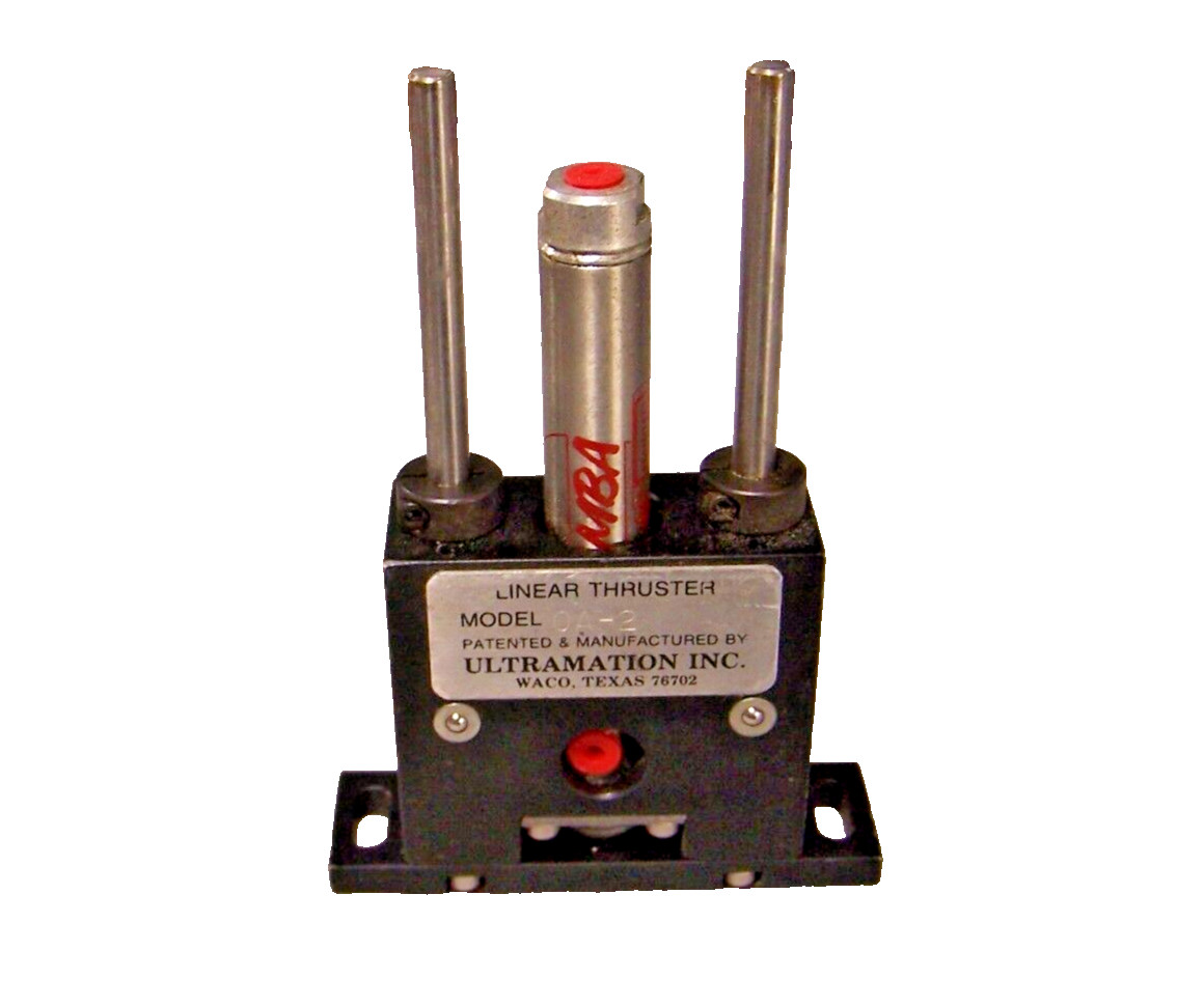 NEW ULTRAMATION LINEAR THRUSTER TWO SHAFT .56″ BORE X 2″ STROKE OA-2