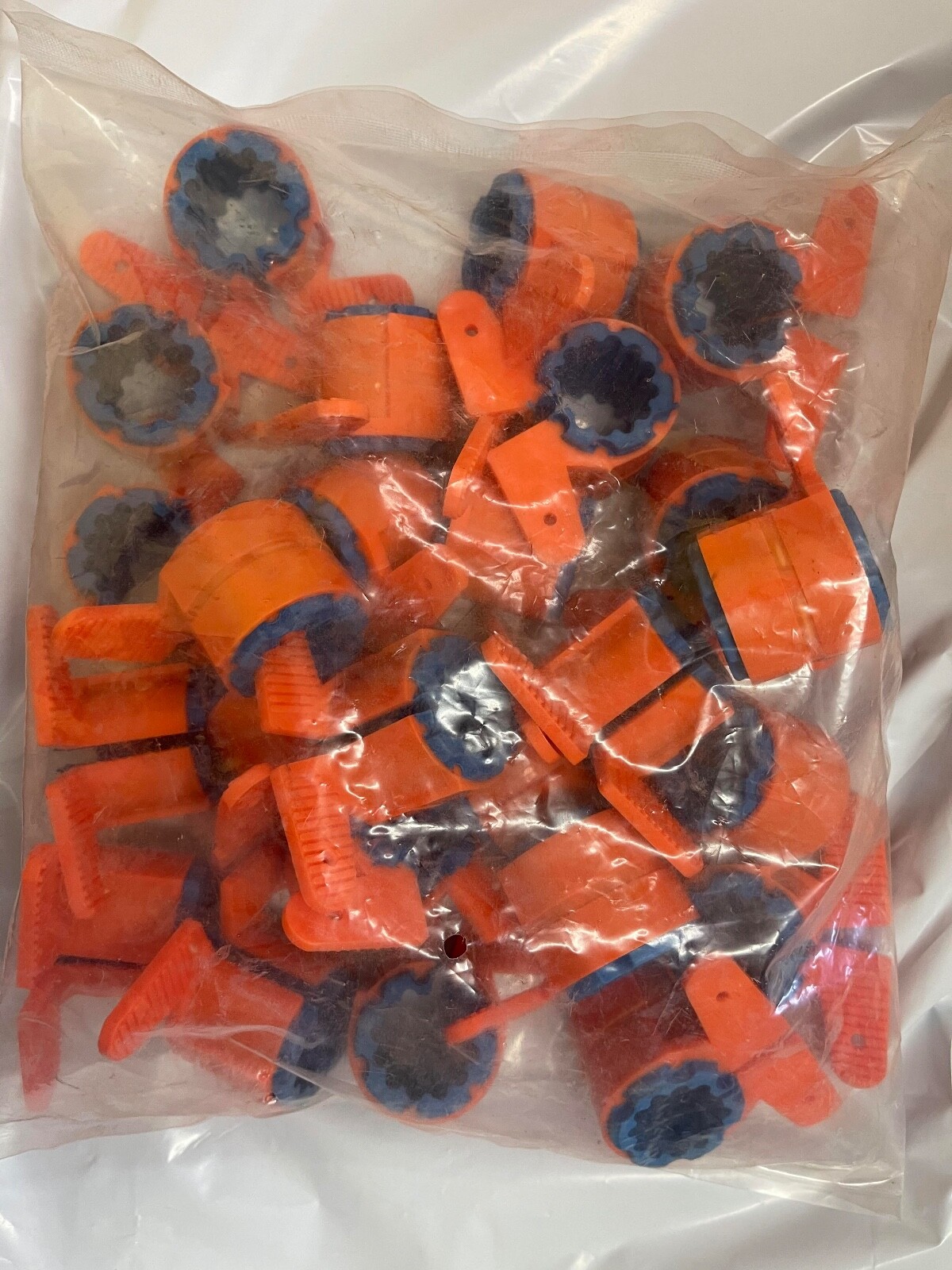 (25 Pk) NEW! LSP Acousto Clamps High Ear Pipe-Noise Dampeners Bag P6202