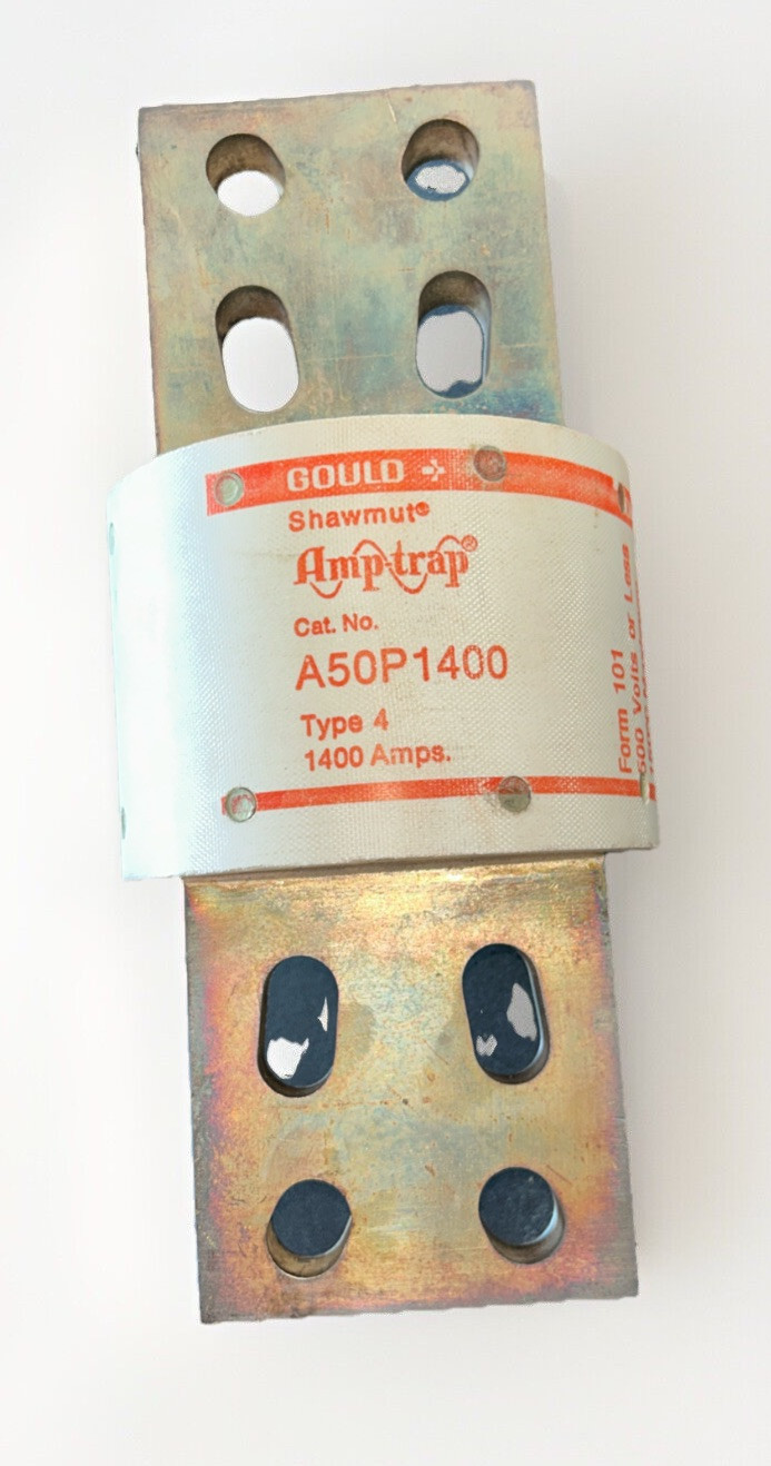 GOULD SHAWMUT A50P1400 TYPE 4 500VAC 1400 AMPS. FREE SHIPPING! Z2