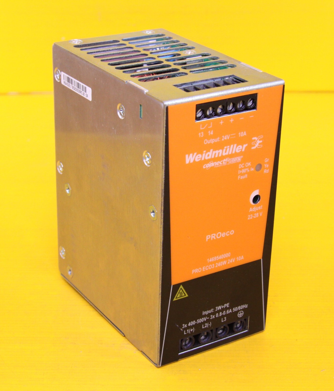 Weidmuller PRO EC03 Power Supply 240W 24V 10A – 1469540000 (NO BOX)