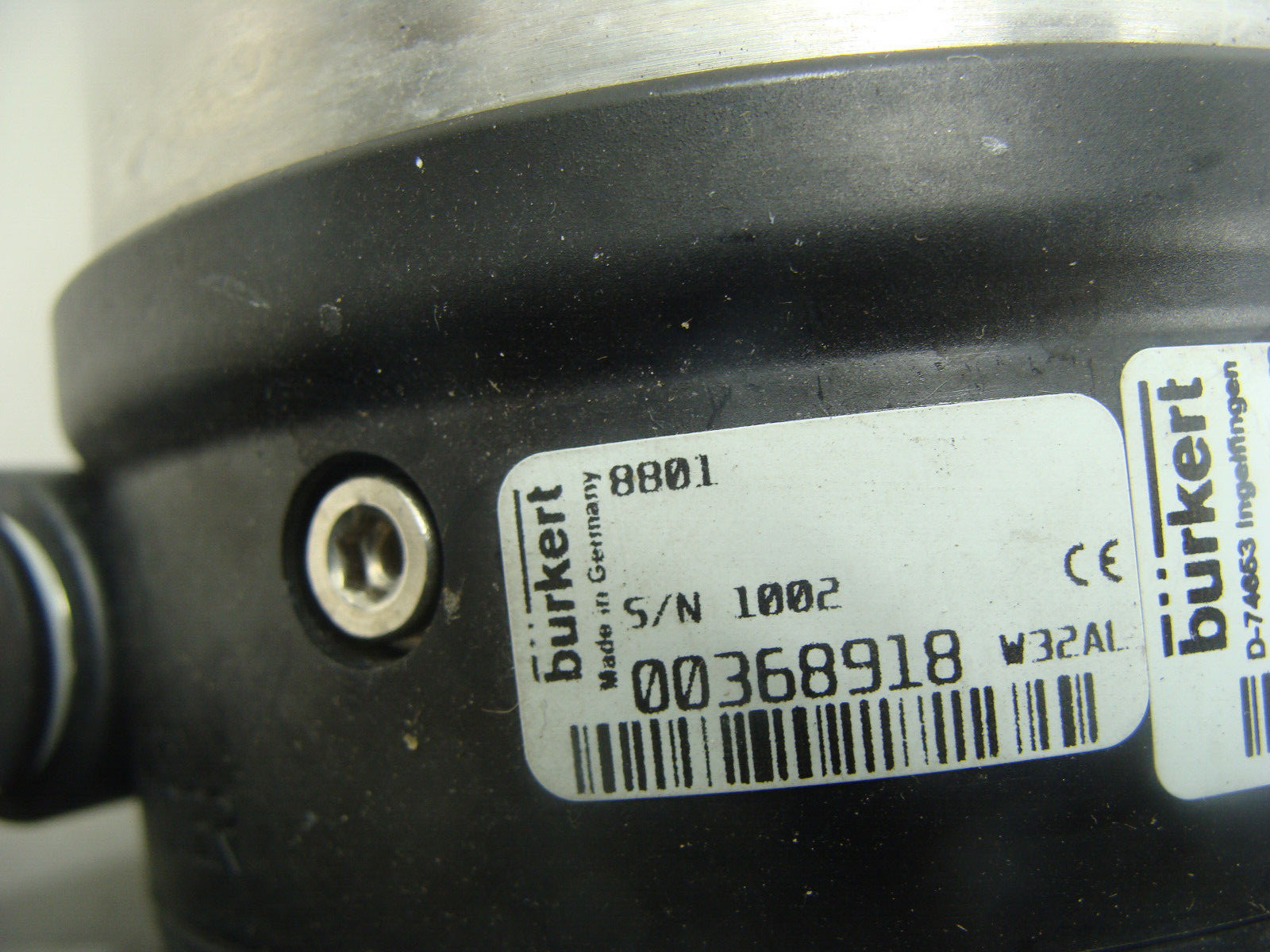 BERKERT 8801 SST CONTROL VALVE 2101 A 65P 8691-E3-D PU02 SINGLE ACT PILOT 3.0