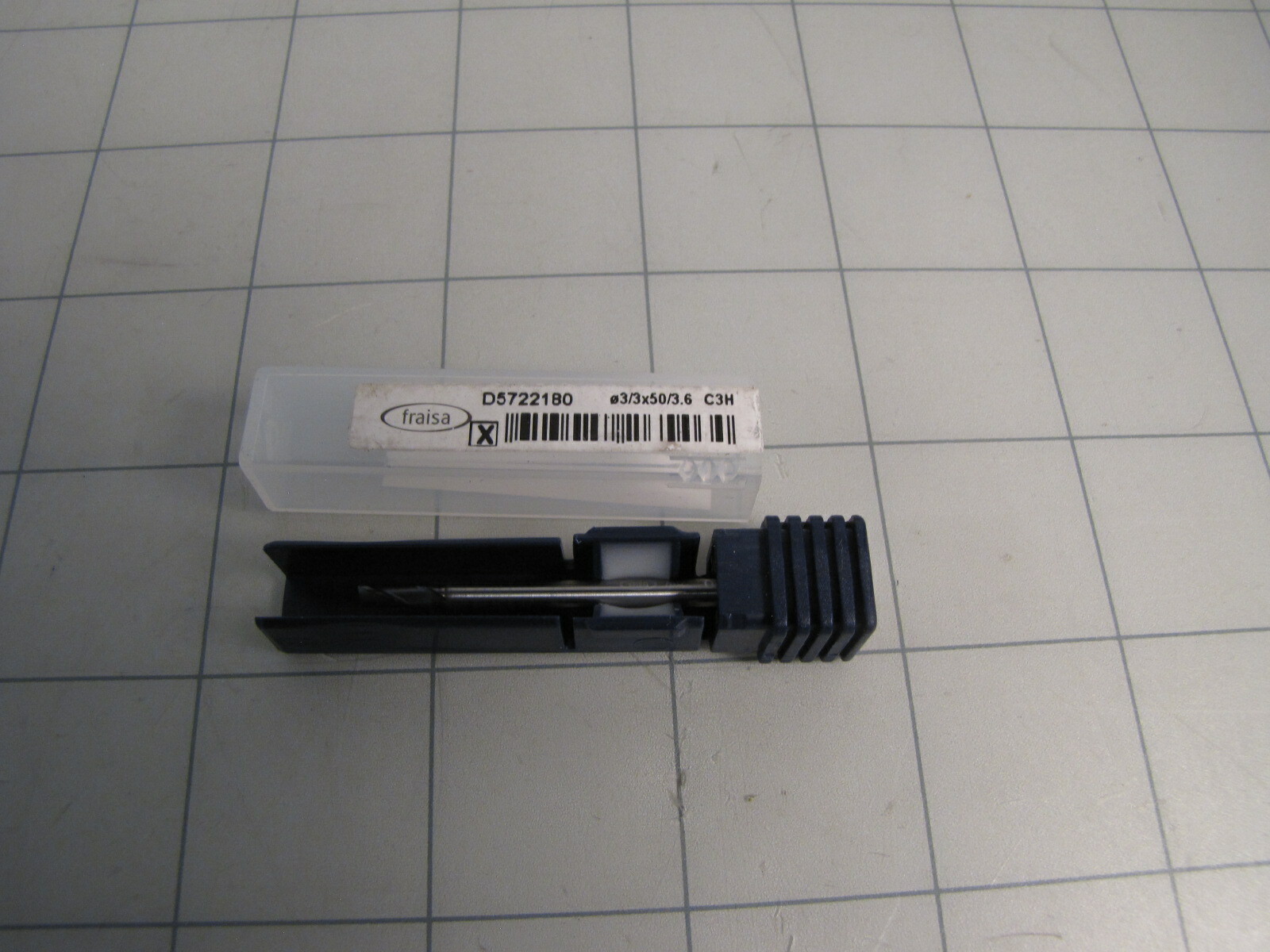 Fraisa D5722180 Cylindrical End Mill 03/3X50/3.6 NEW