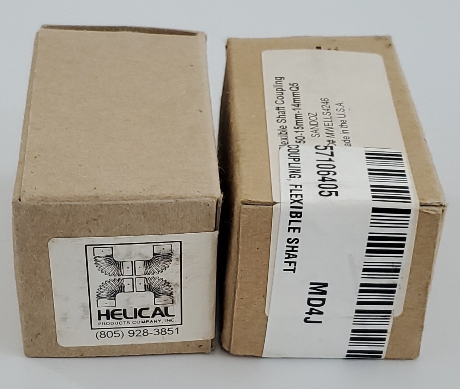 *NEW SEALED BOXES* 2 Helical MC7M150-15-14 Q5 Flexible Shaft Couplings +Warranty