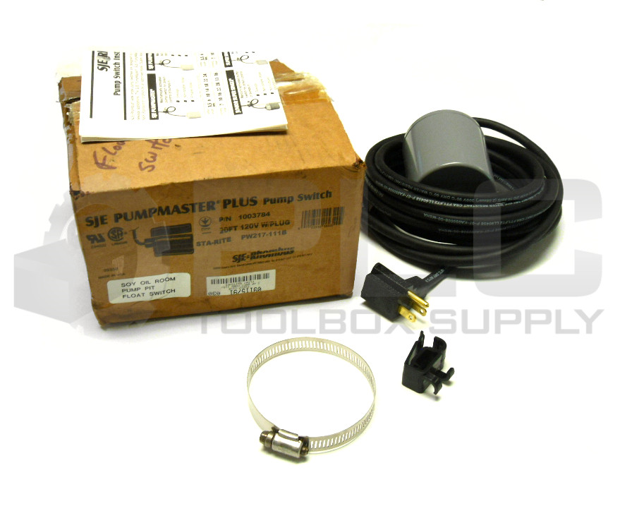 NEW SJE PW217-111B PUMPMASTER PLUS PUMP SWITCH