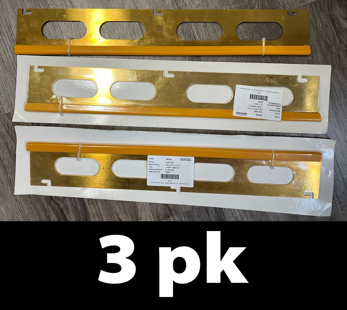 3pk Optima T185243 Knife B=470 Elite Machine Knives