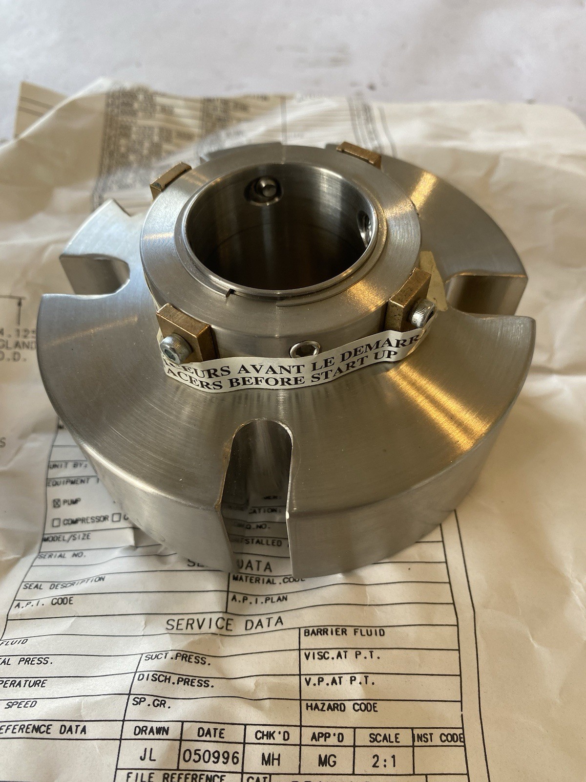 JOHN CRANE 88SRS MECHANICAL SEAL 1 3/8″ NNB