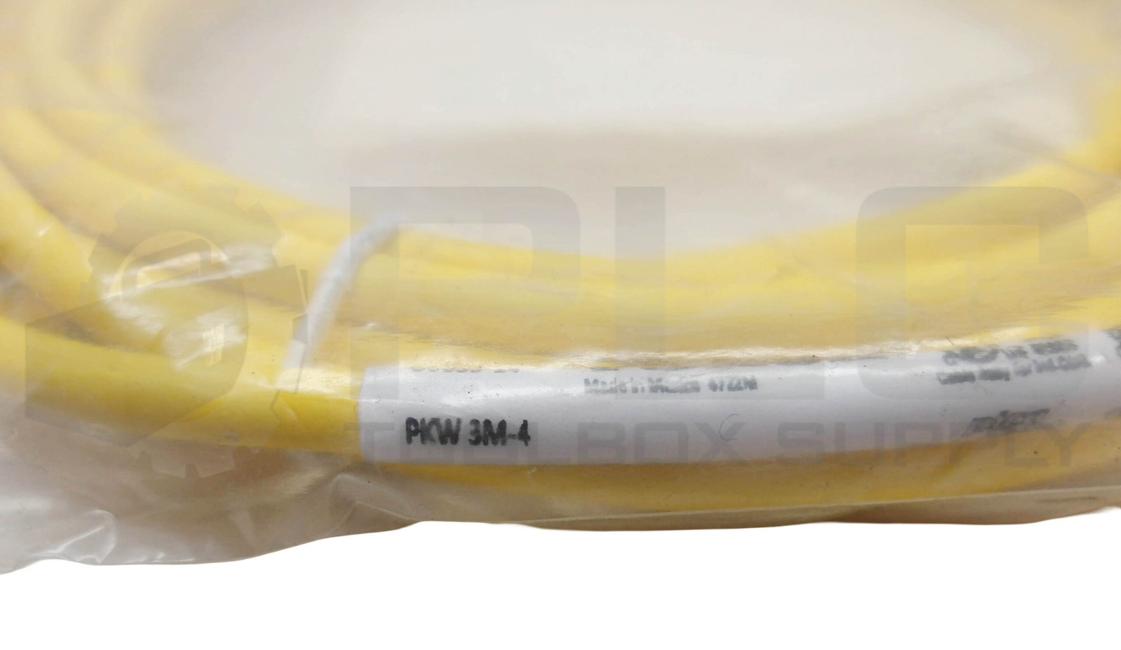 SEALED NEW TURCK PKW 3M-4 SINGLE ENDED CORDSET 4M U0053-14