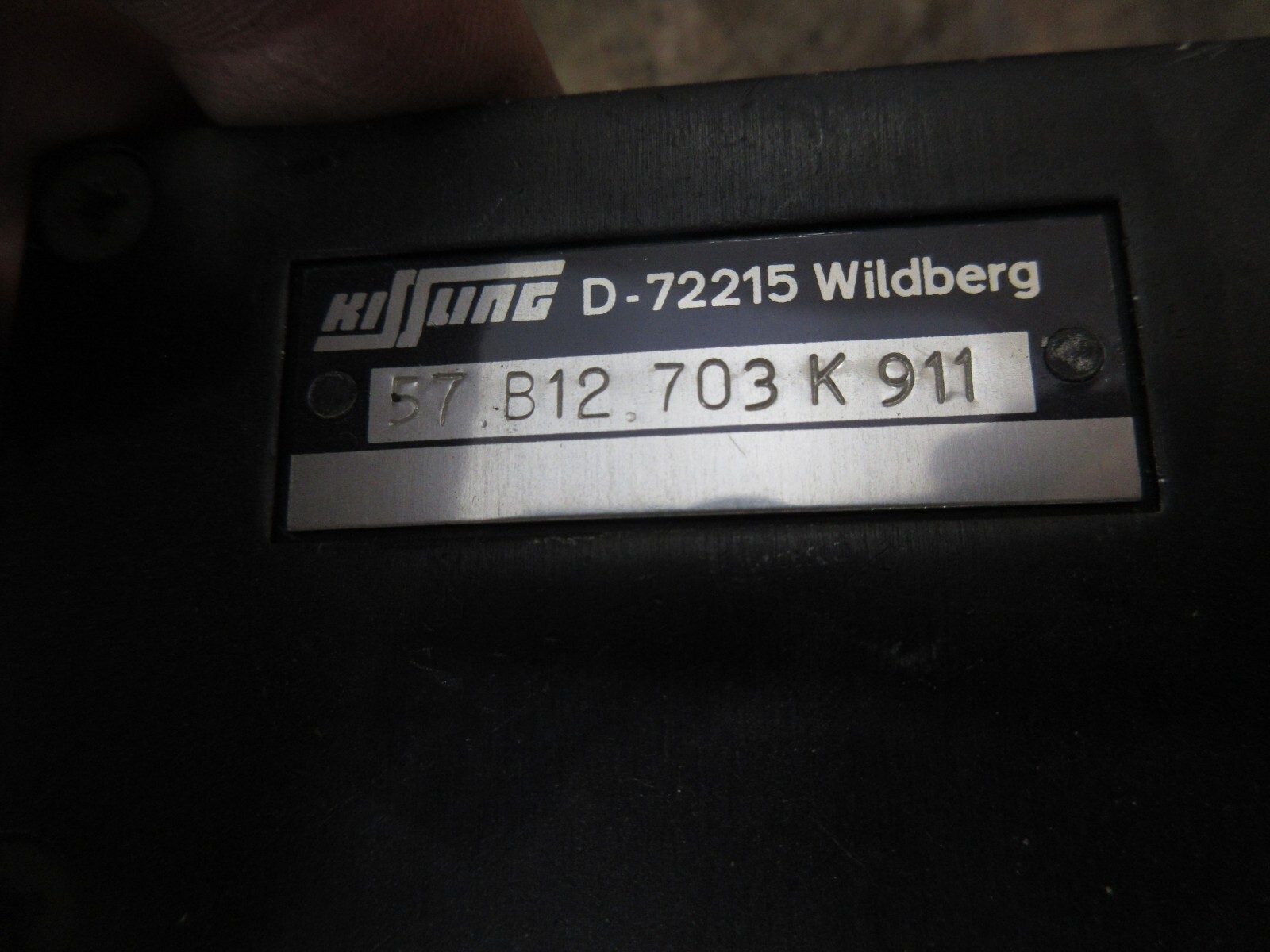 KISSLING LIMITI SWITCH 57 B12 703K 911 57B12703K911 EACH 1