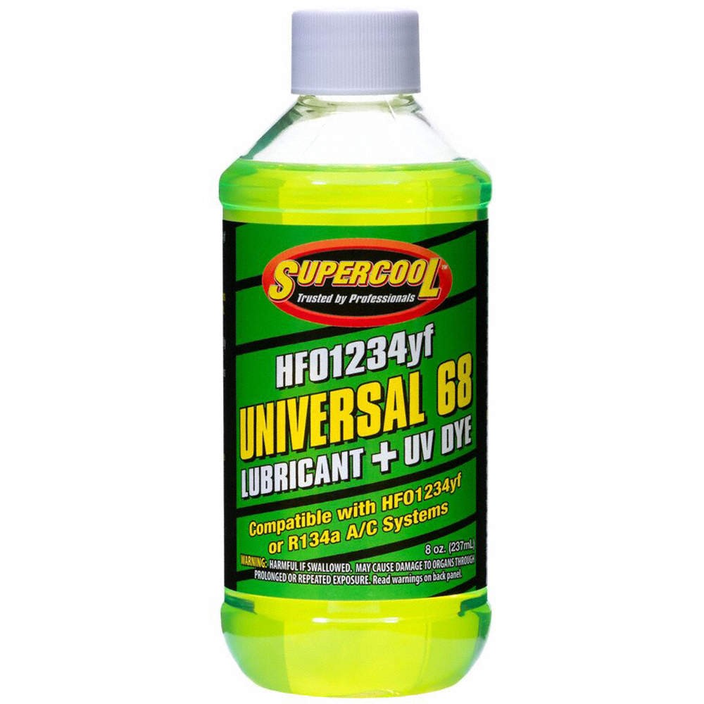 SUPERCOOL 48663-8D AC Refrigerants and Lubricant,8 oz,Green 812MR1