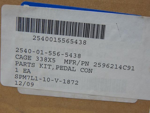 Bendix 2596214C91, 5020584, Accelerator Foot Pedal Parts Kit MRAP, FMTV