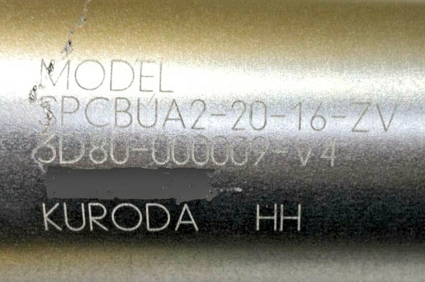 TEL TOKYO ELECTRON KURODA HH 3D80-000009-V4, SPCBUA2-20-16-ZV