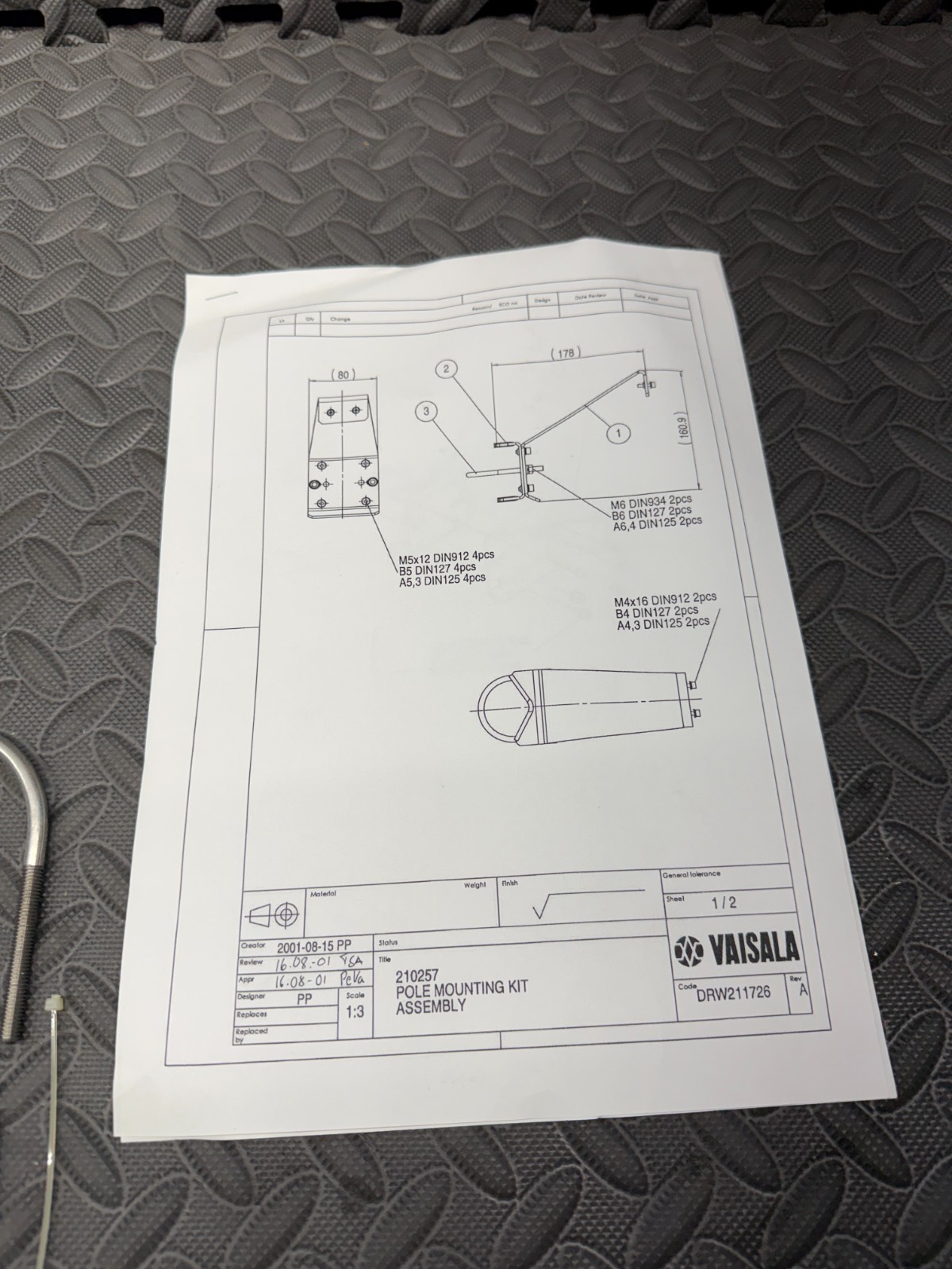 Vaisala DTR504A Radiation Shield For Air Temperature and Humidity Sensors