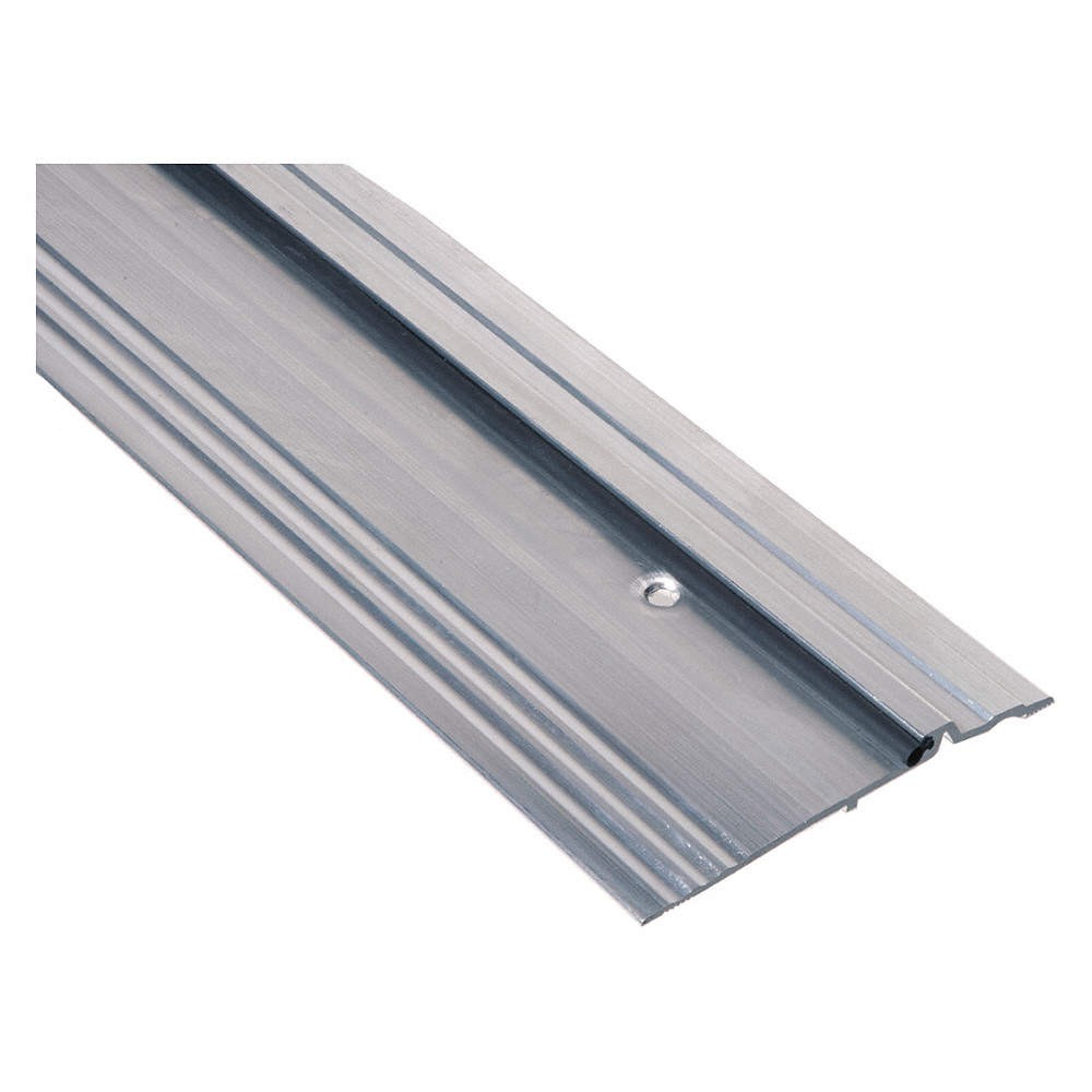 NATIONAL GUARD 896N-48″ Door Bumper Threshold,Fluted Top,4 ft. L 53XZ90