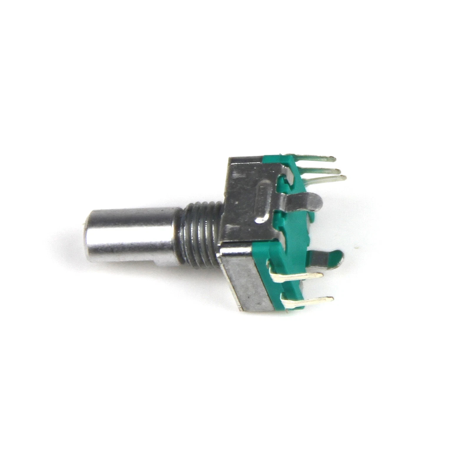 10 Pieces: EC11 Rotary Encoder with Push Switch, 15mm D-Shaft