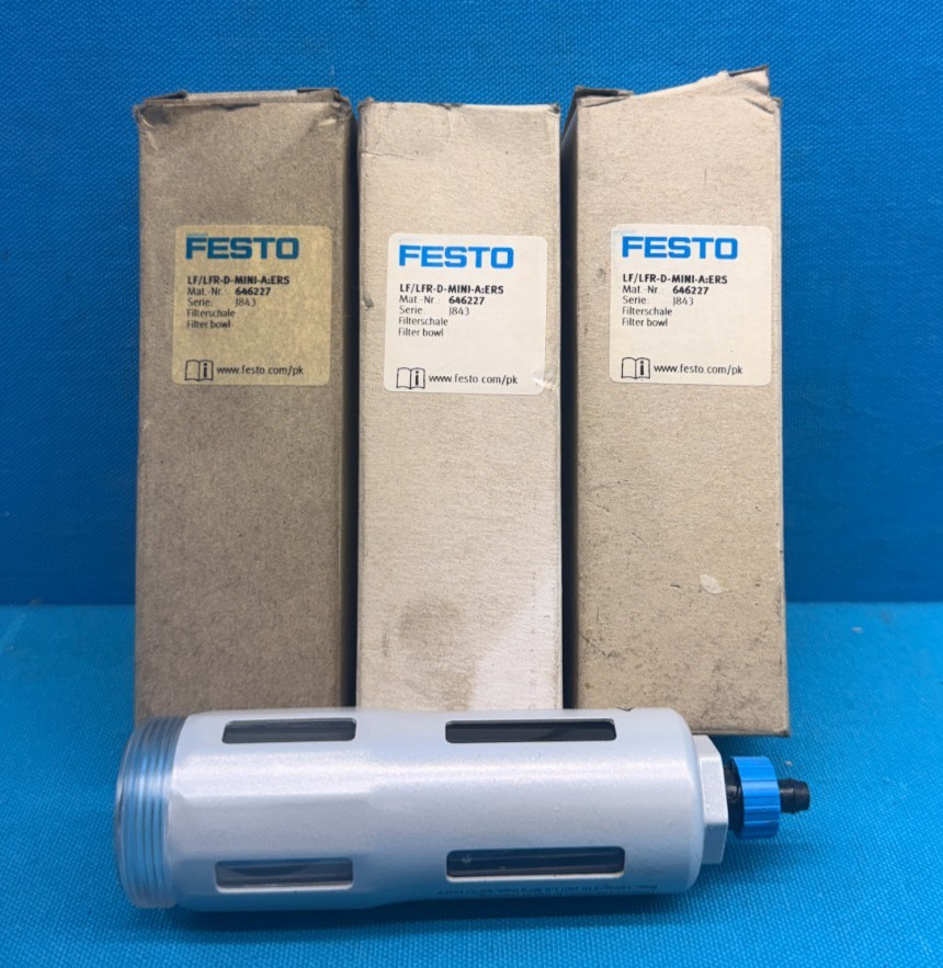 Pack of 3x -Festo LF/LFR-D-MINI-A-ERS 646227 Filter Bowl Mini Series