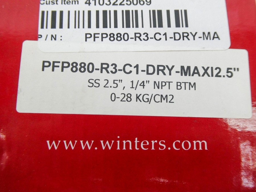 WINTERS PFP880-R3-C1-DRY-MAXI2.5 0-28KG/CM2 NSMP