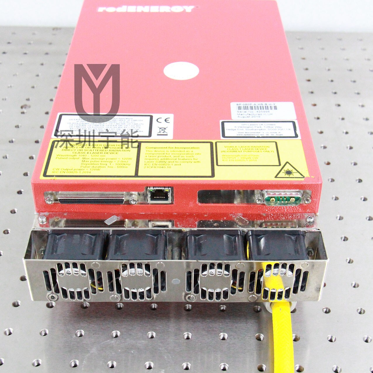 Used SPI fiber laser SP-050P-A-HS-S-H-Y 1064nm tested ok