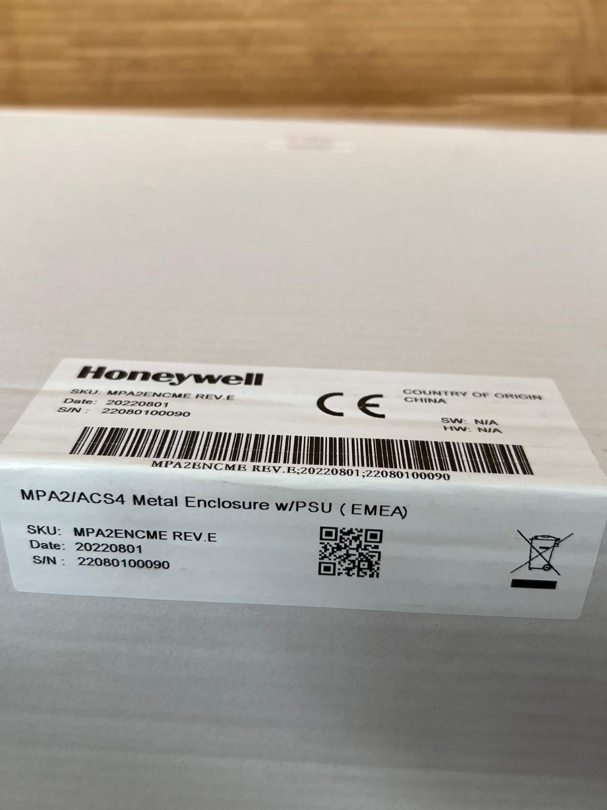 Honeywell MPA2ENCME Access Control Panel