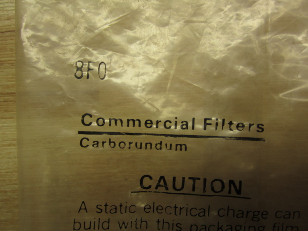 Commercial Filters 8F0 Filter 8FO Carborundum Color: Gray (Pack of 4)