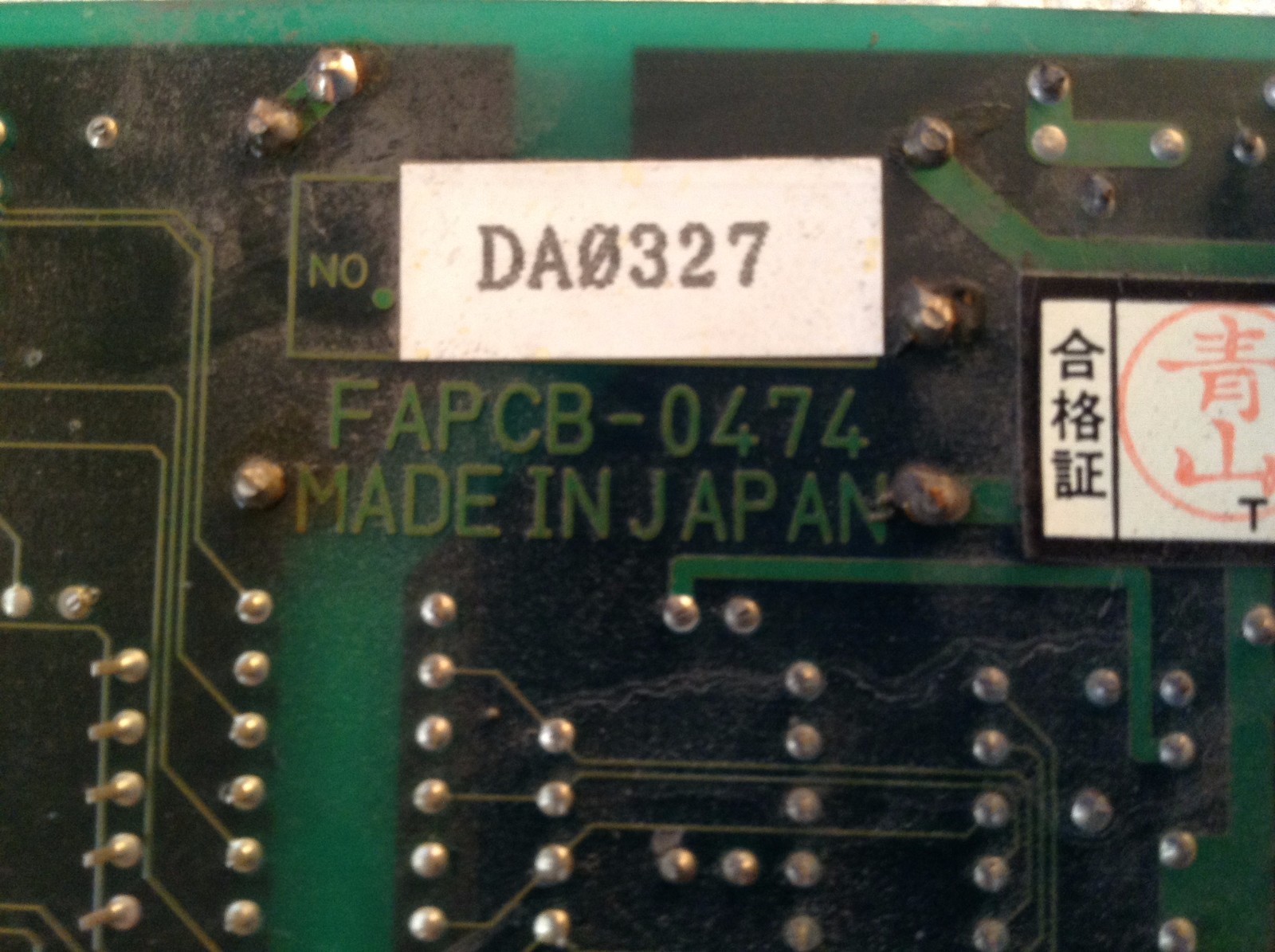 Disco 4TP-4A156 Board D/A Converter EAUA-463301 FAPCB-0474