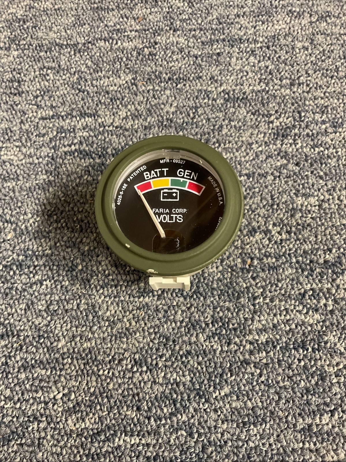Stewart Warner MS24532-2 M151 HMMWV M37 M715 M35 M939 Battery Gauge Voltmeter.