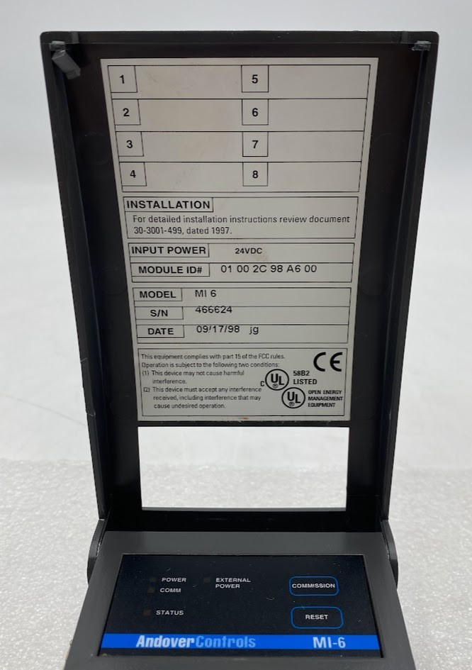 Andover Controls MI-6 PLC Module