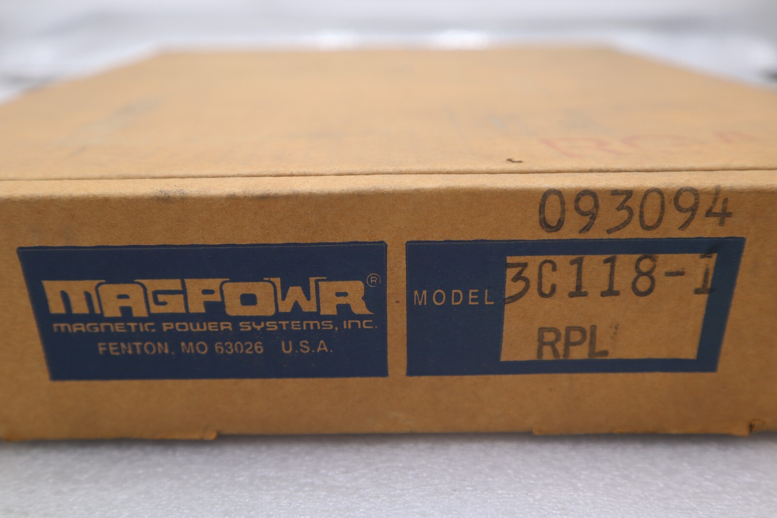 MAGPOWR 3C118-1 NSMP NEW OPEN BOX STOCK 5174