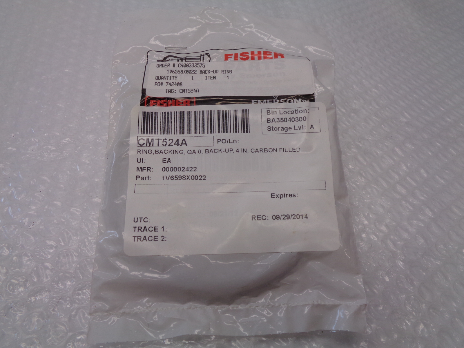 FISHER 1V6598X0022 PACKING RING NSMP